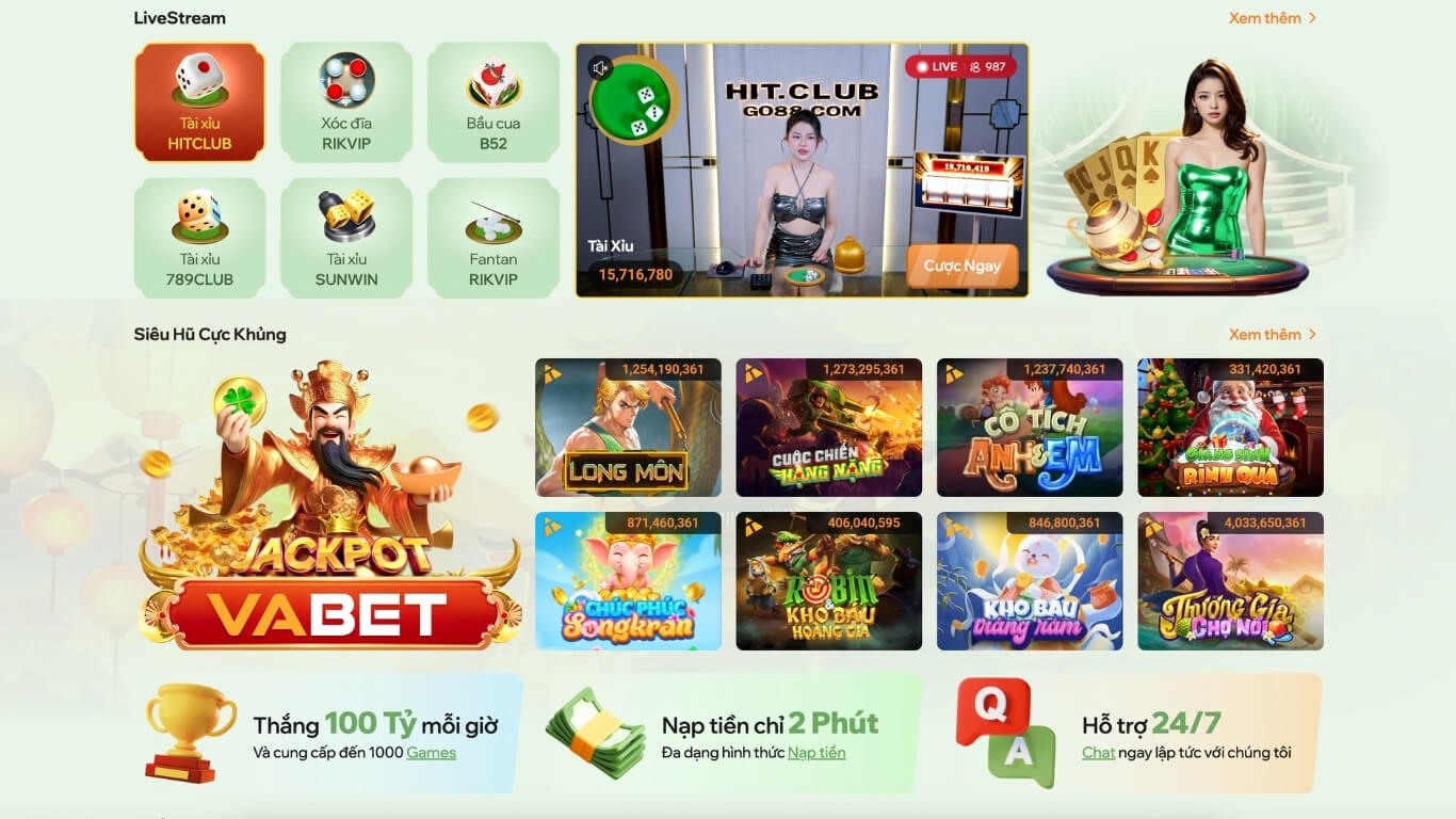 Tổng quan nhà cái Vabet